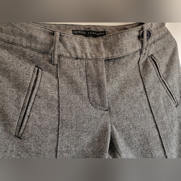 Robert Rodriguez Pants - Women's Sz 2 Robert Rodriguez Gray/Black Tweed Cashmere Wool Blend Trousers NWT